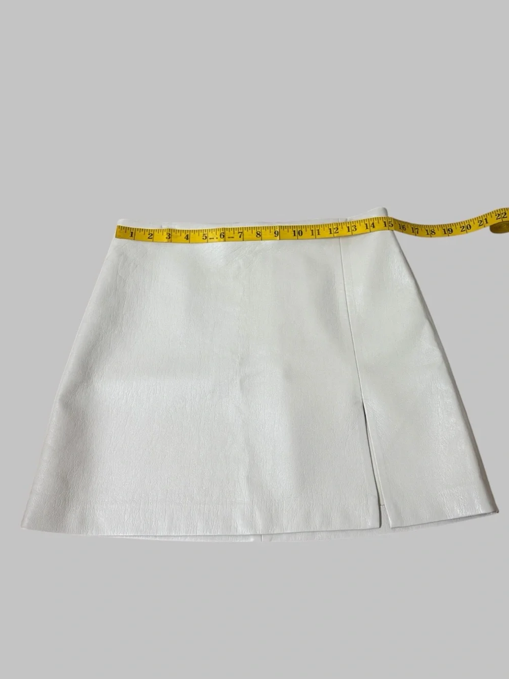 Sunday Best Aritzia White Vegan Leather Mini Skirt